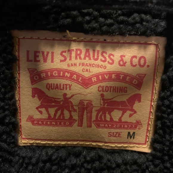 Corduroy Levi’s Black Jacket - Picture 6 of 6